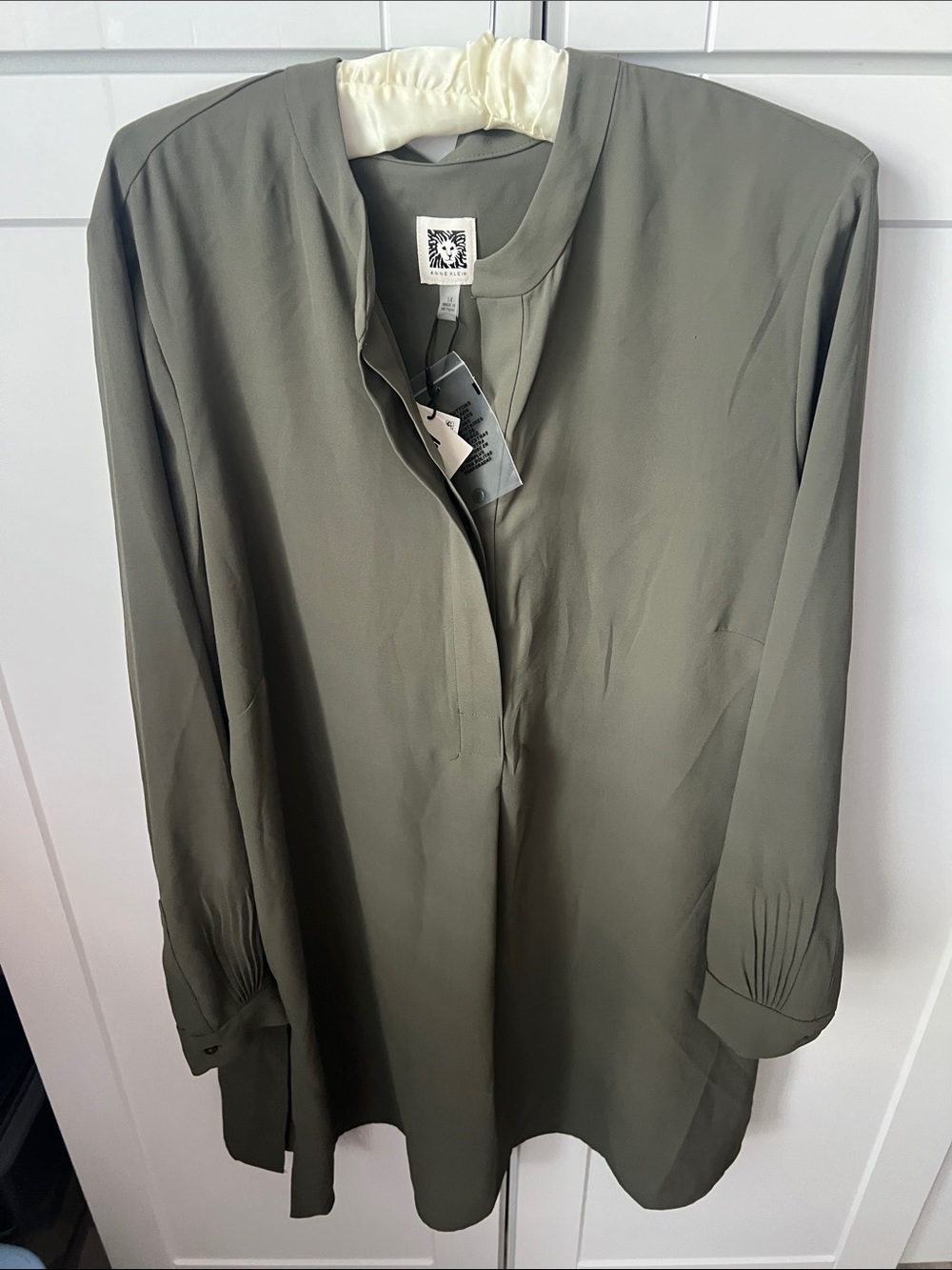 Anne Klein Olive Tunic Blouse